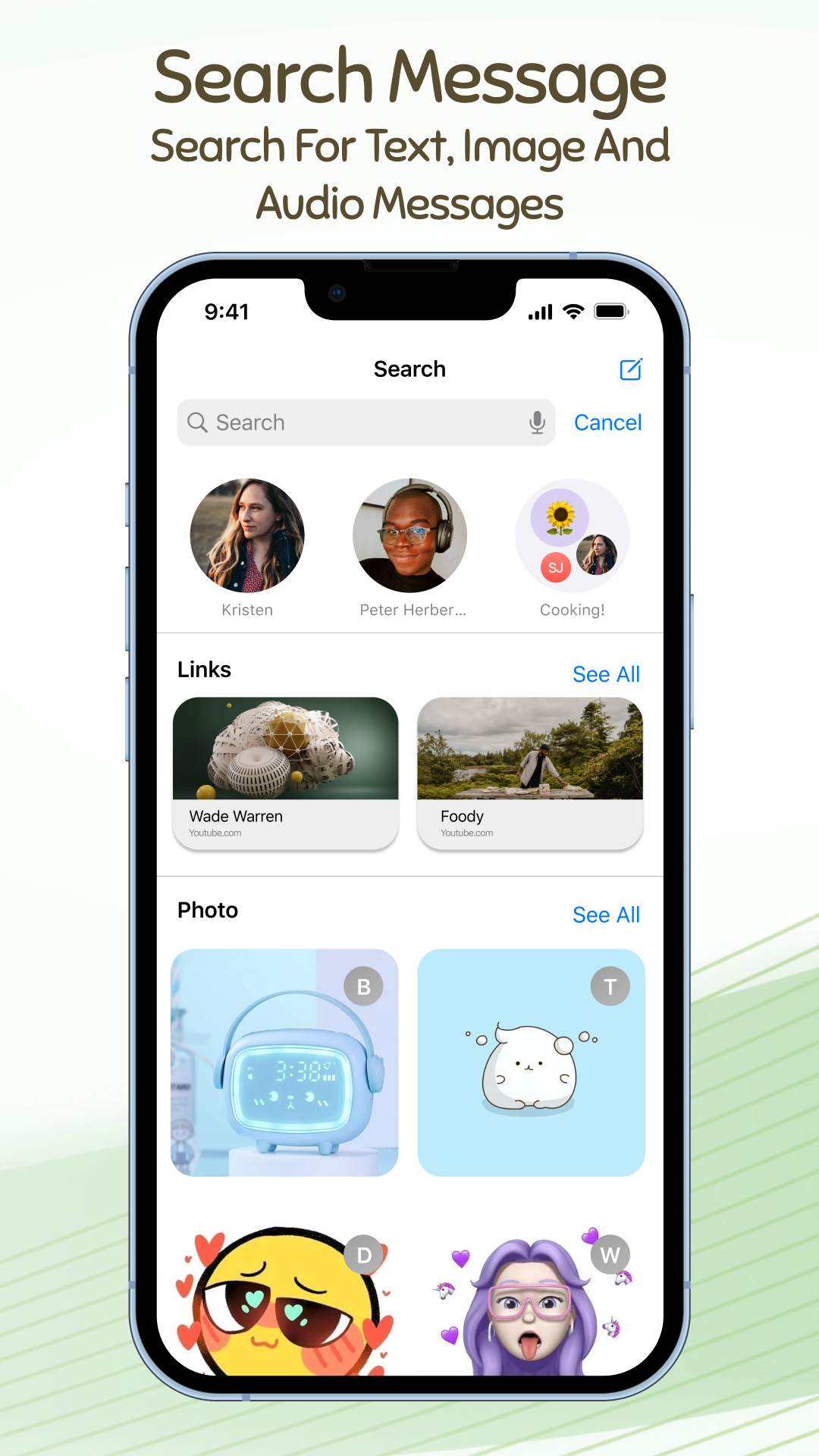 اسکرین شات 5 برنامه Message OS17 - Color Messenger