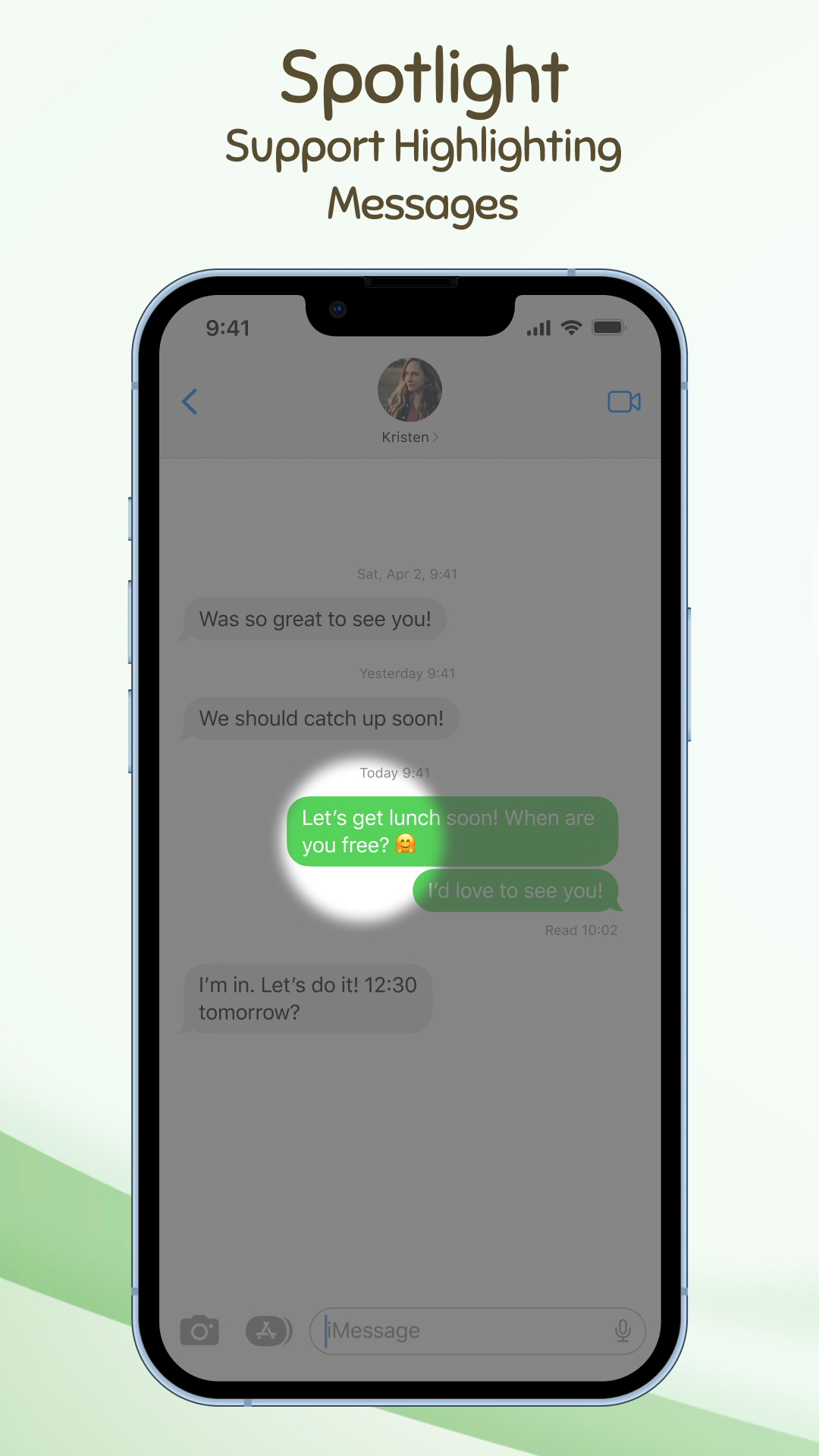 اسکرین شات 3 برنامه Message OS17 - Color Messenger