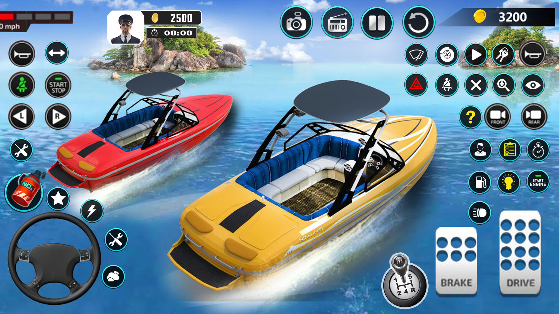 اسکرین شات 2 بازی Crazy Boat Racing: Boat games