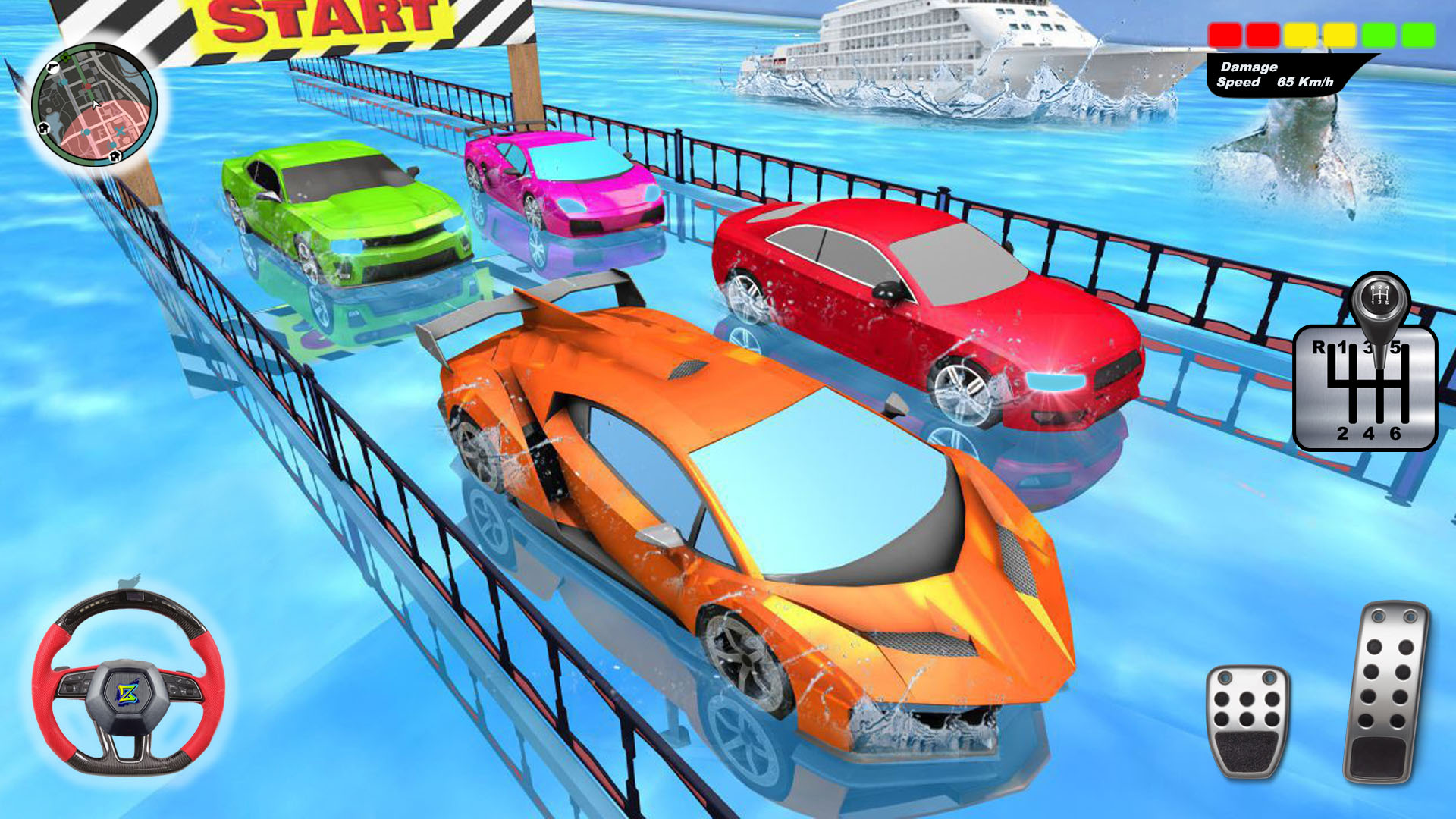 اسکرین شات 2 بازی Car Games Ramp Racing Kar Game