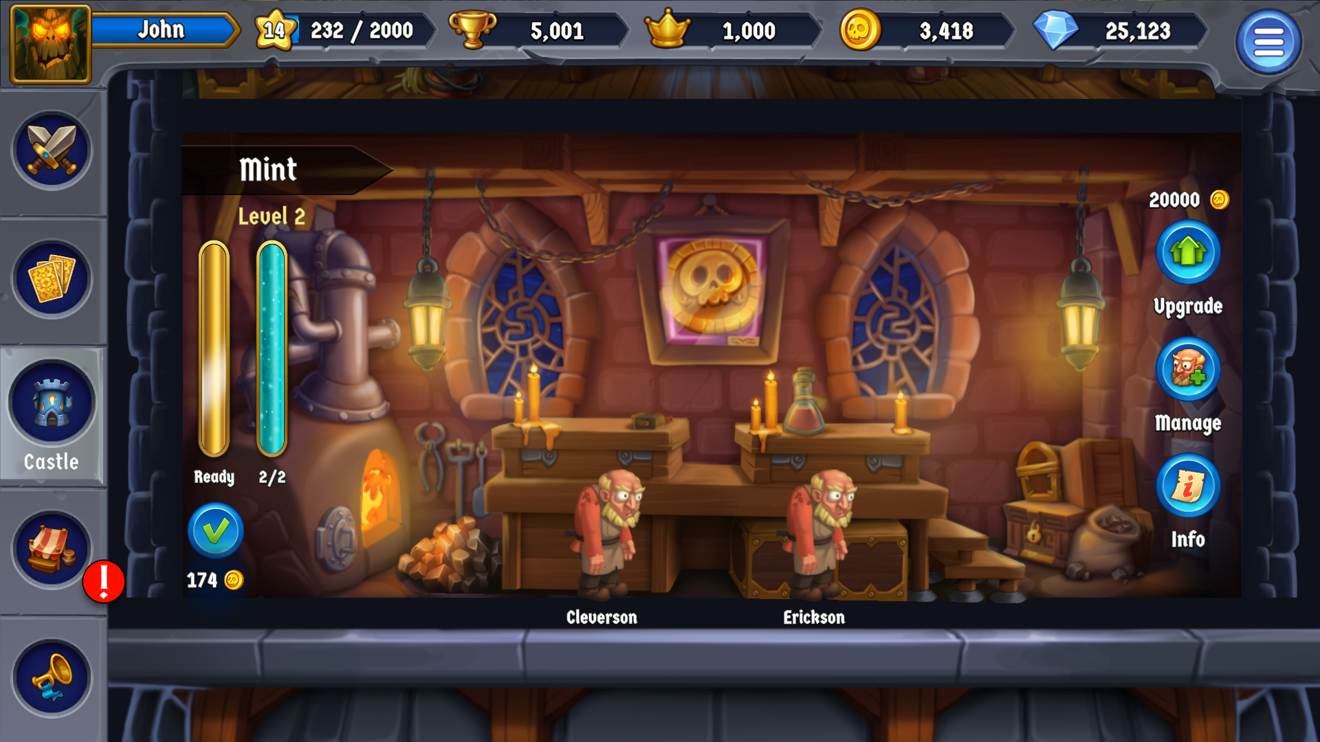 اسکرین شات 4 بازی Spooky Wars - Castle Defense