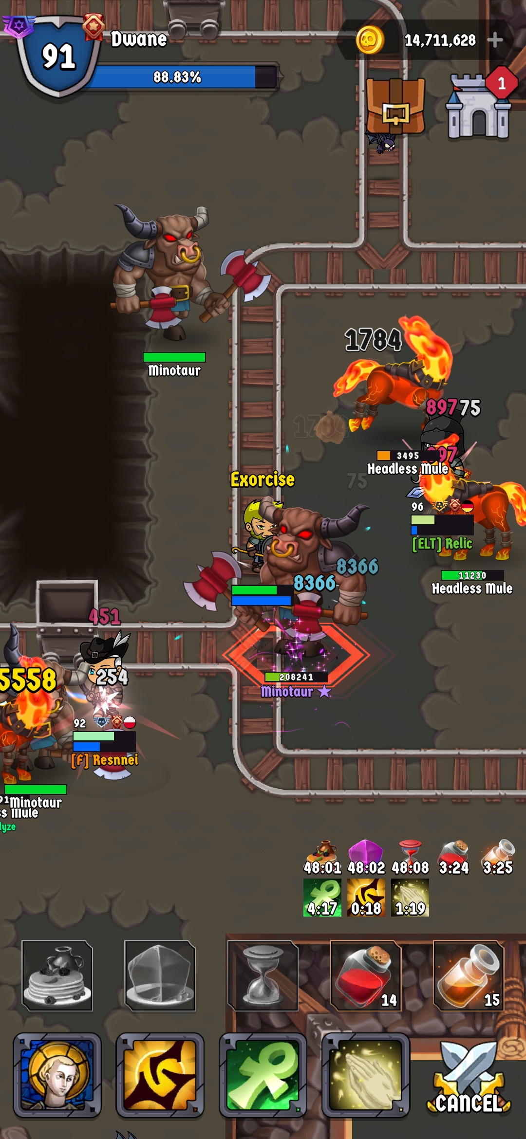 اسکرین شات 1 بازی Walking Hero - Idle Battle RPG