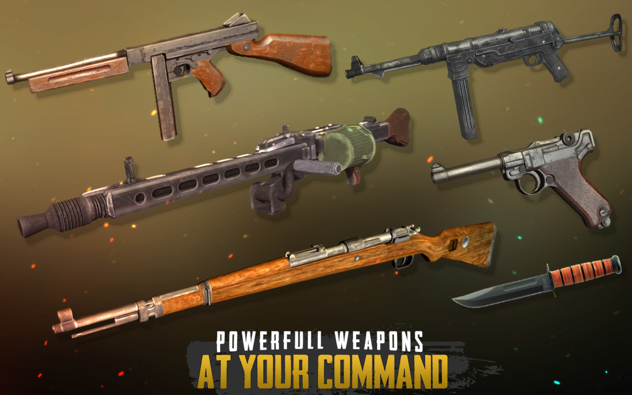 اسکرین شات 6 بازی Call of Army WW2 Shooter Game