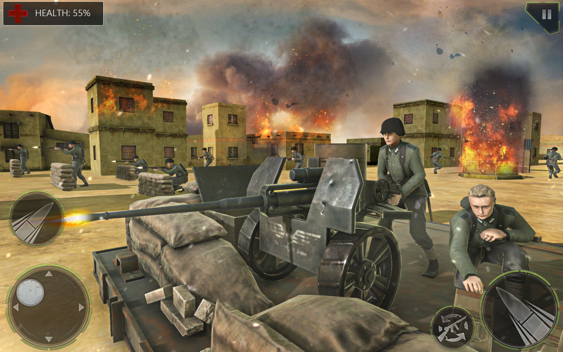 اسکرین شات 5 بازی Call of Army WW2 Shooter Game