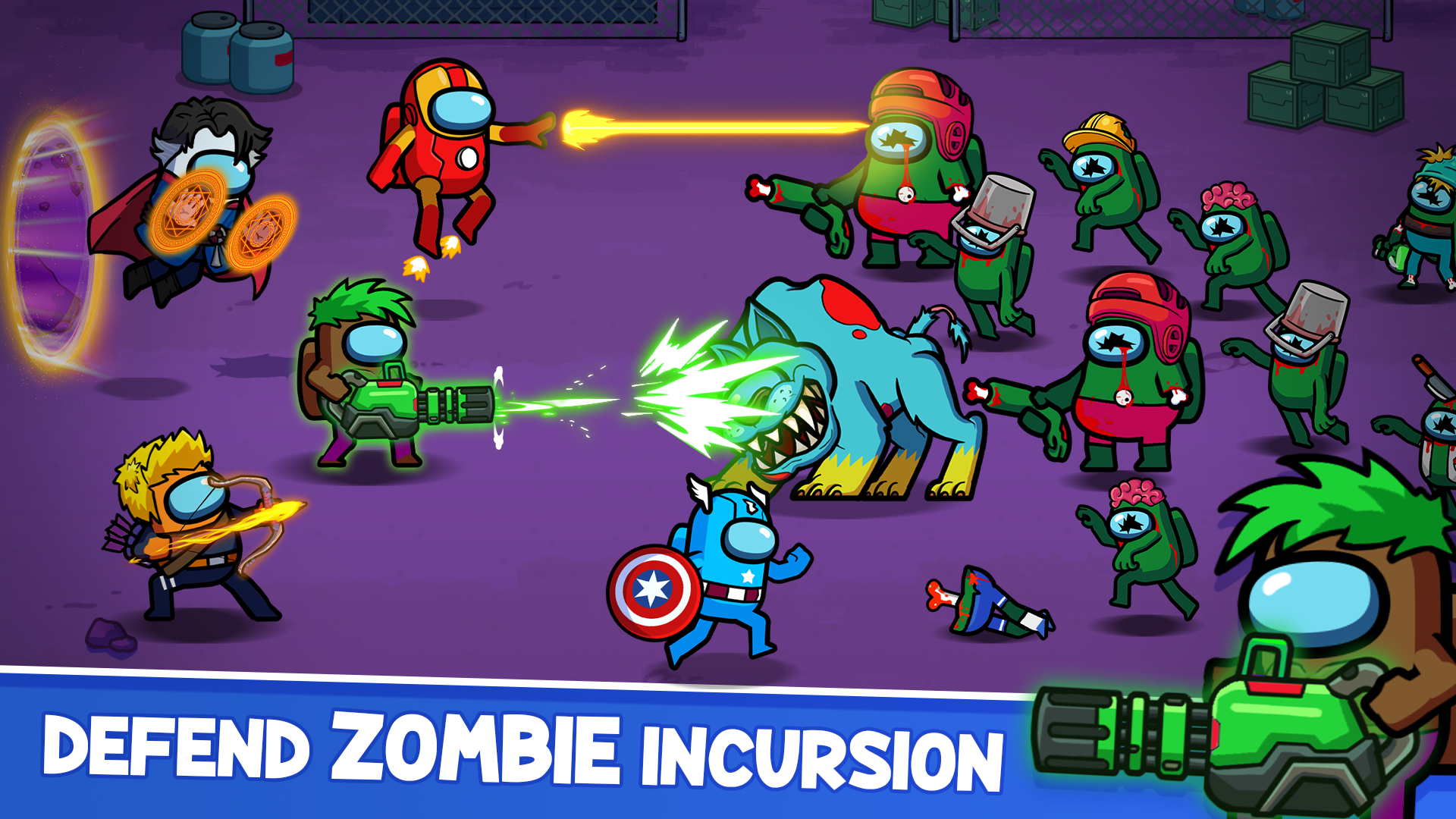 اسکرین شات 2 بازی Impostor vs Zombie 2: Doomsday