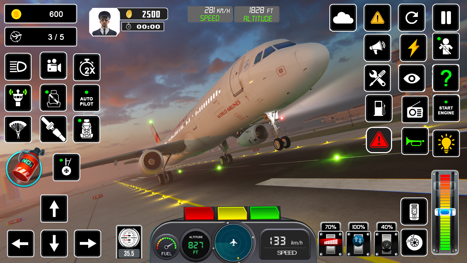 اسکرین شات 1 بازی Pilot Flight Simulator Games