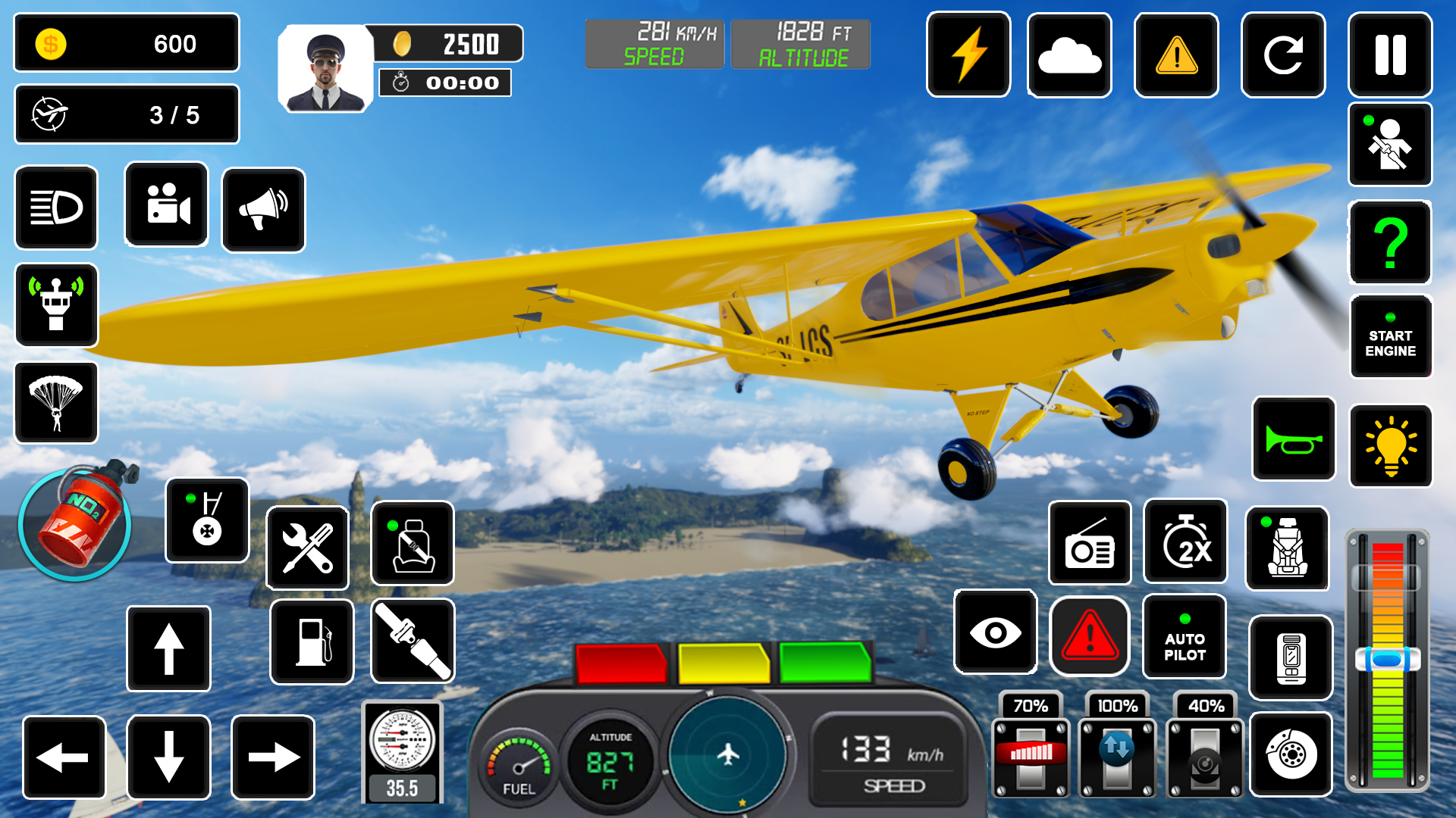 اسکرین شات 5 بازی Pilot Flight Simulator Games