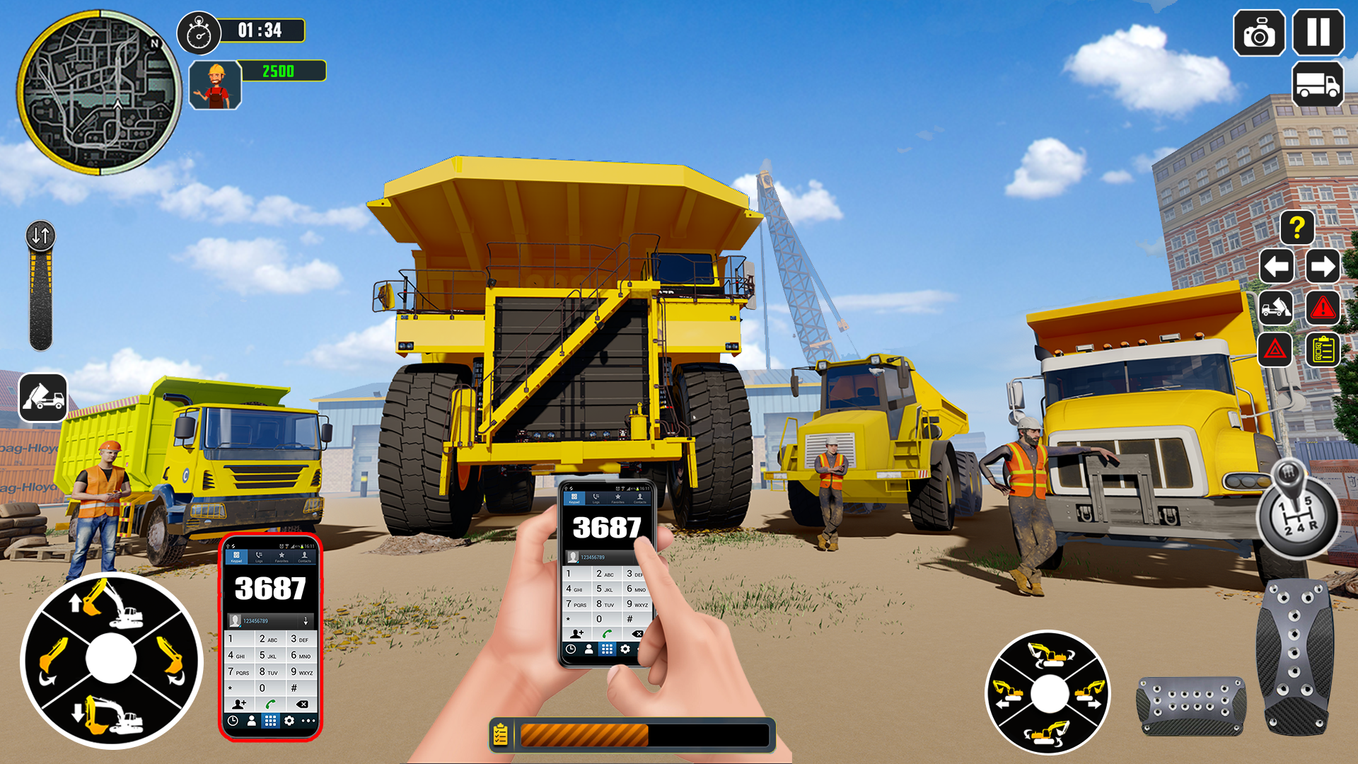 اسکرین شات 3 بازی Excavator Truck Simulator Game