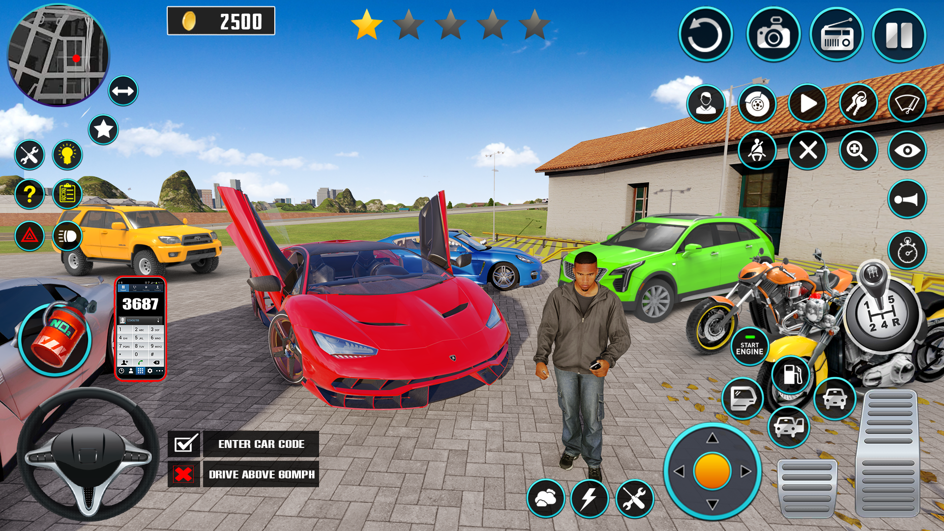 اسکرین شات 1 بازی Open World Car Driving Games