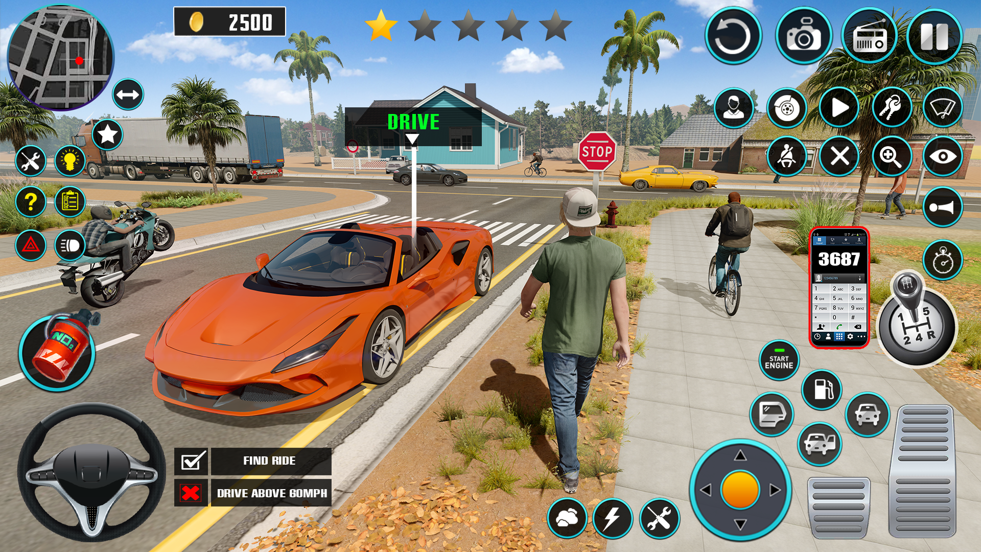 اسکرین شات 2 بازی Open World Car Driving Games