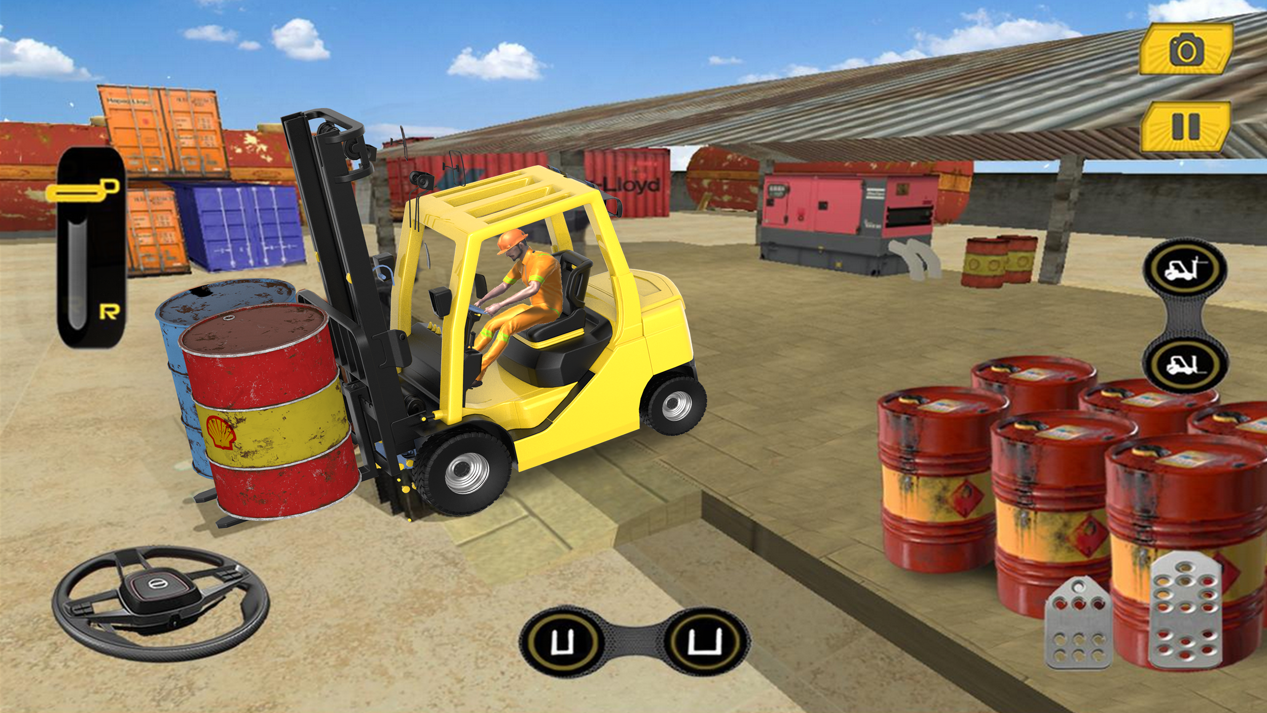 اسکرین شات 6 برنامه Real Forklift Simulator Games