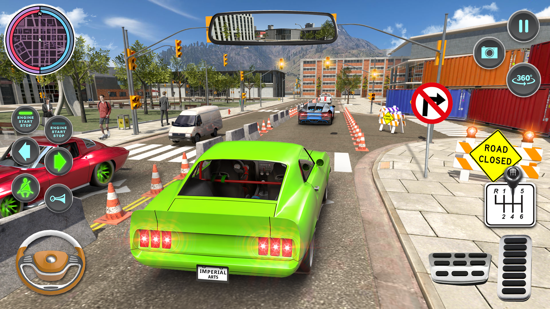 اسکرین شات 8 بازی Modern Car Driving School Game