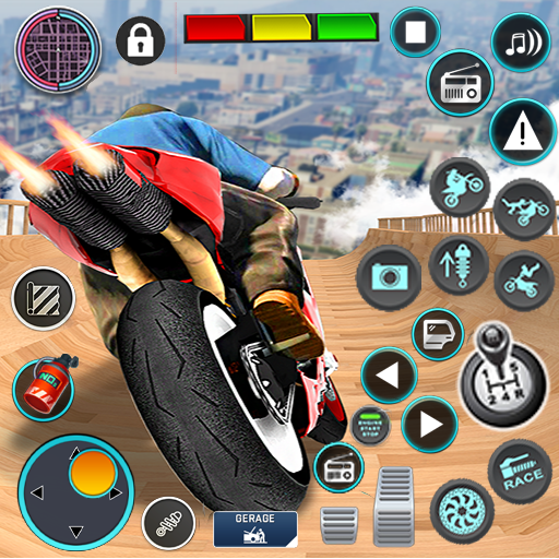 اسکرین شات 1 بازی Mega Ramp Bike Stunts Games 3D