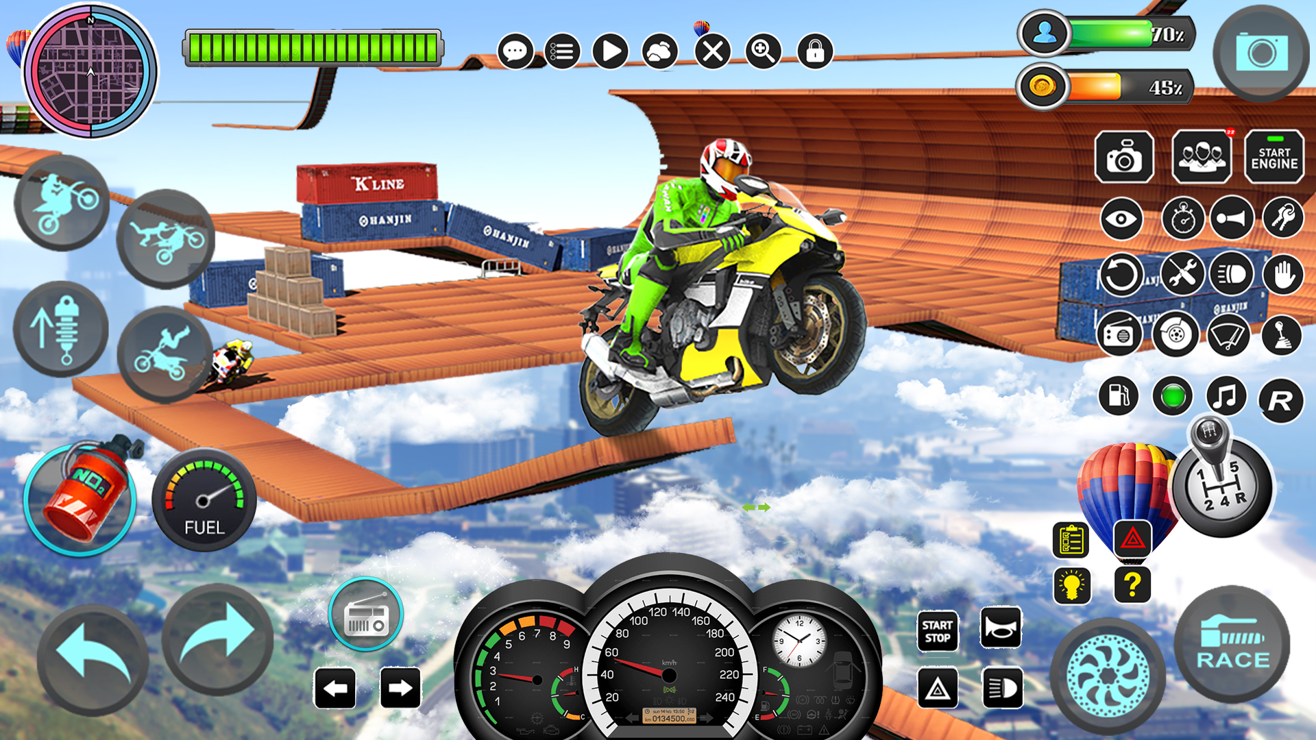 اسکرین شات 5 بازی Mega Ramp Bike Stunts Games 3D