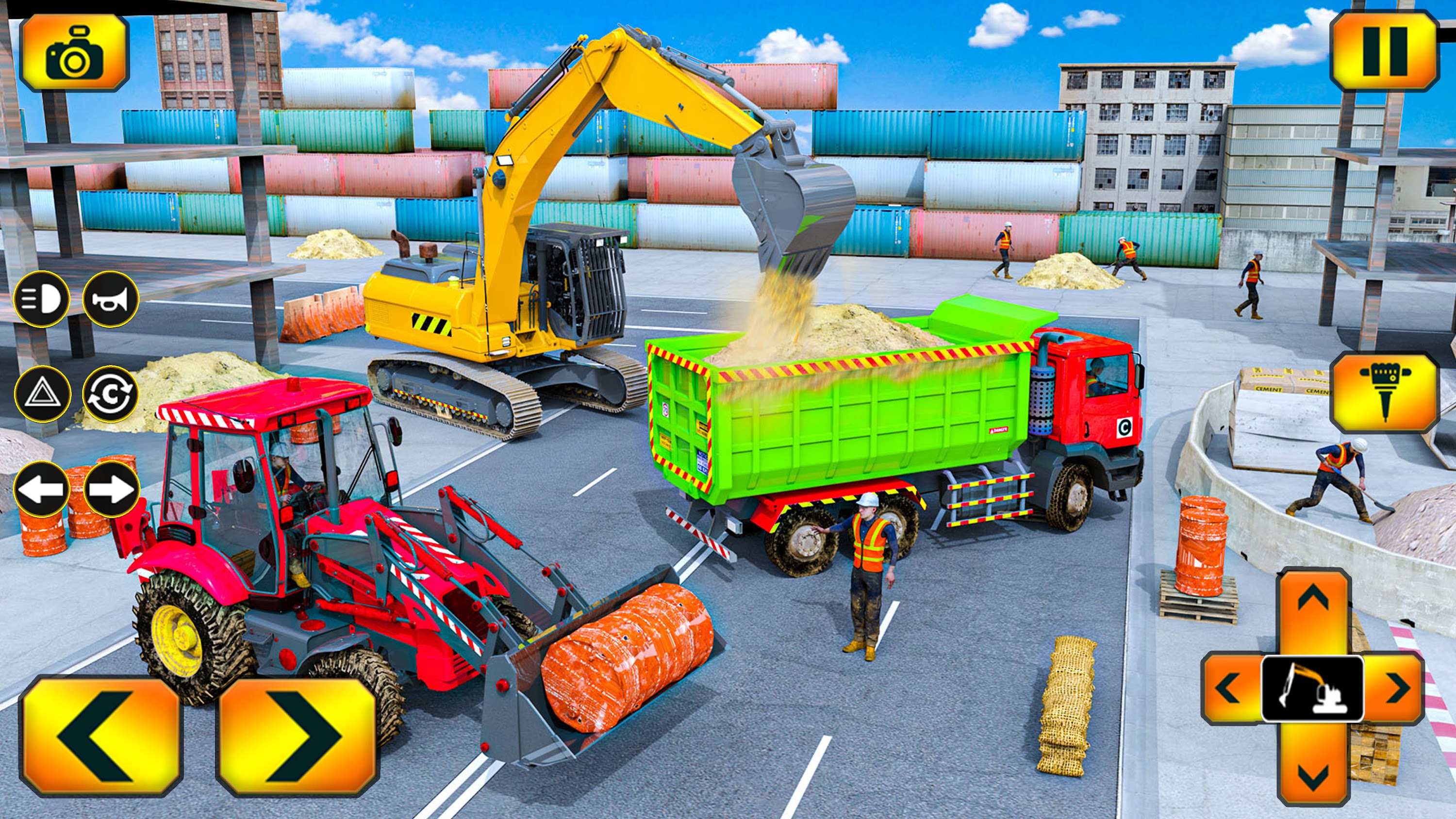 اسکرین شات 3 برنامه Sand Excavator Simulator Games