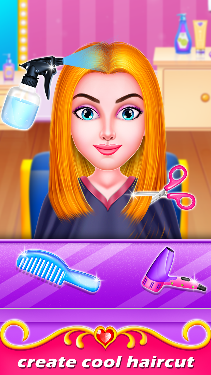 اسکرین شات 3 بازی Princess Long Hair Salon