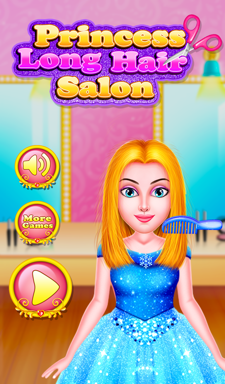 اسکرین شات 5 بازی Princess Long Hair Salon