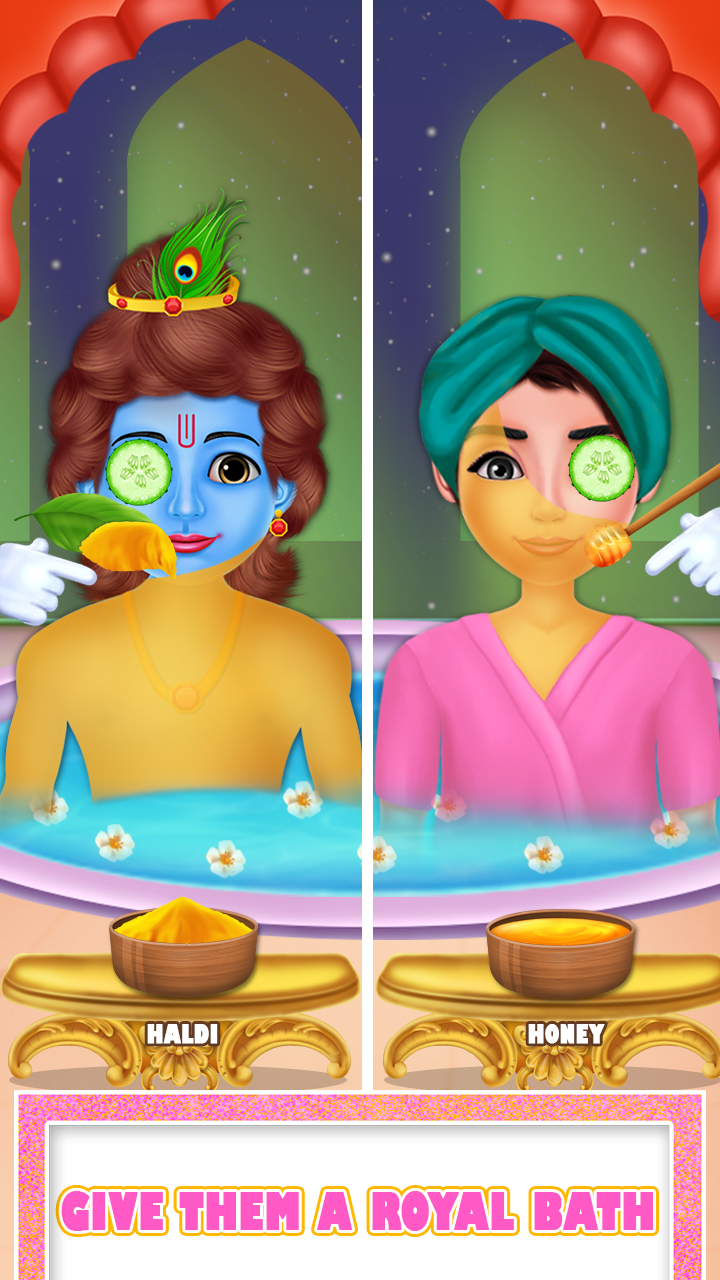 اسکرین شات 2 بازی Cute Radha Fashion Makeover