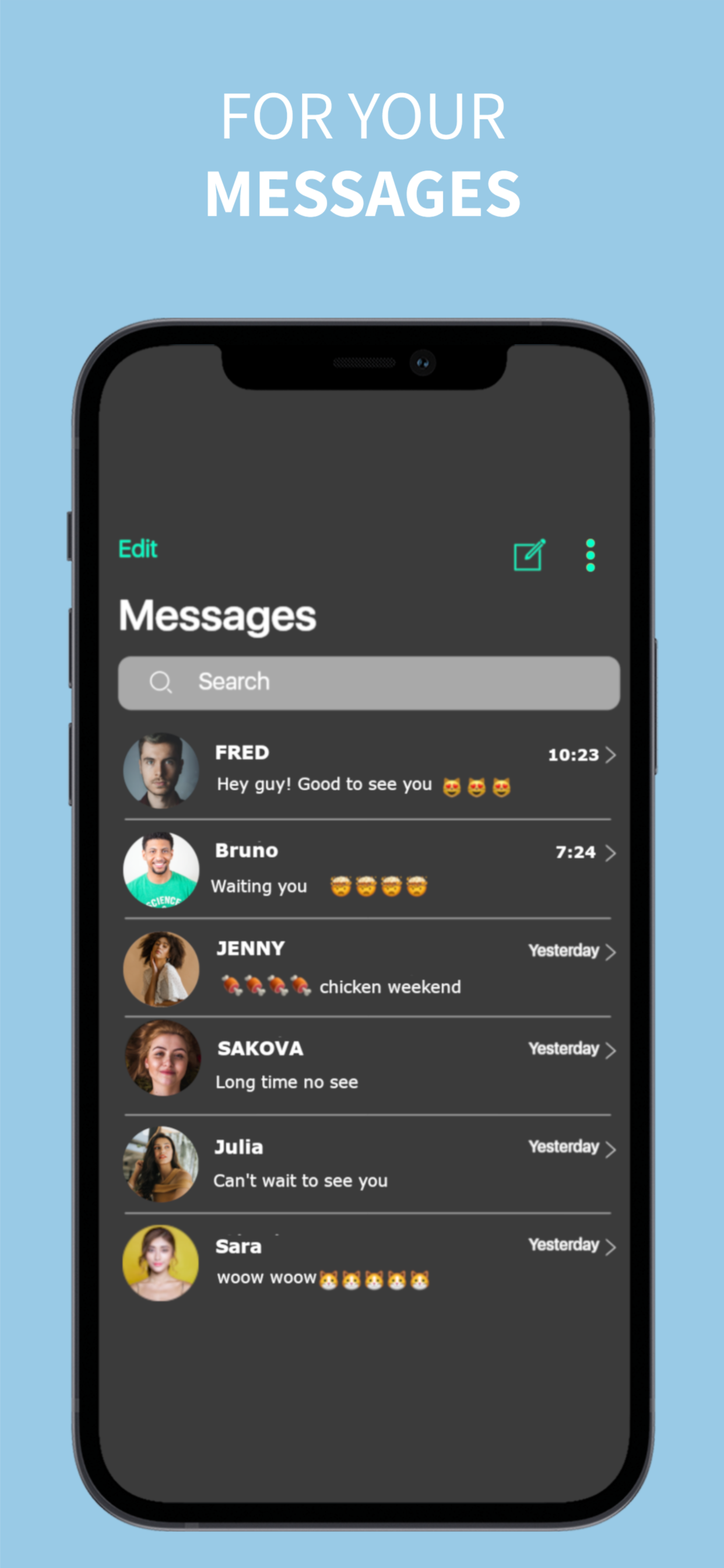 اسکرین شات 2 برنامه iCenter OS - Messages OS