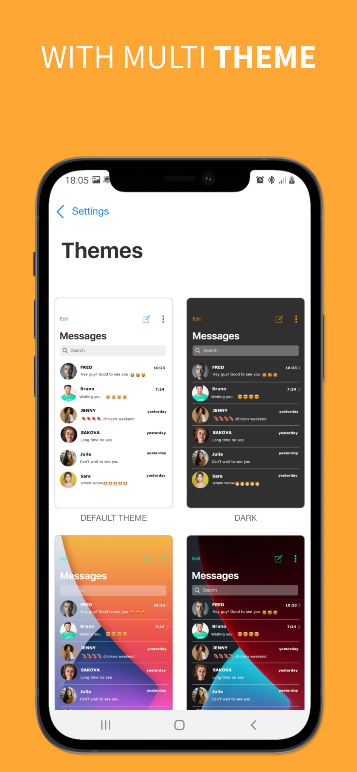 اسکرین شات 3 برنامه iCenter OS - Messages OS