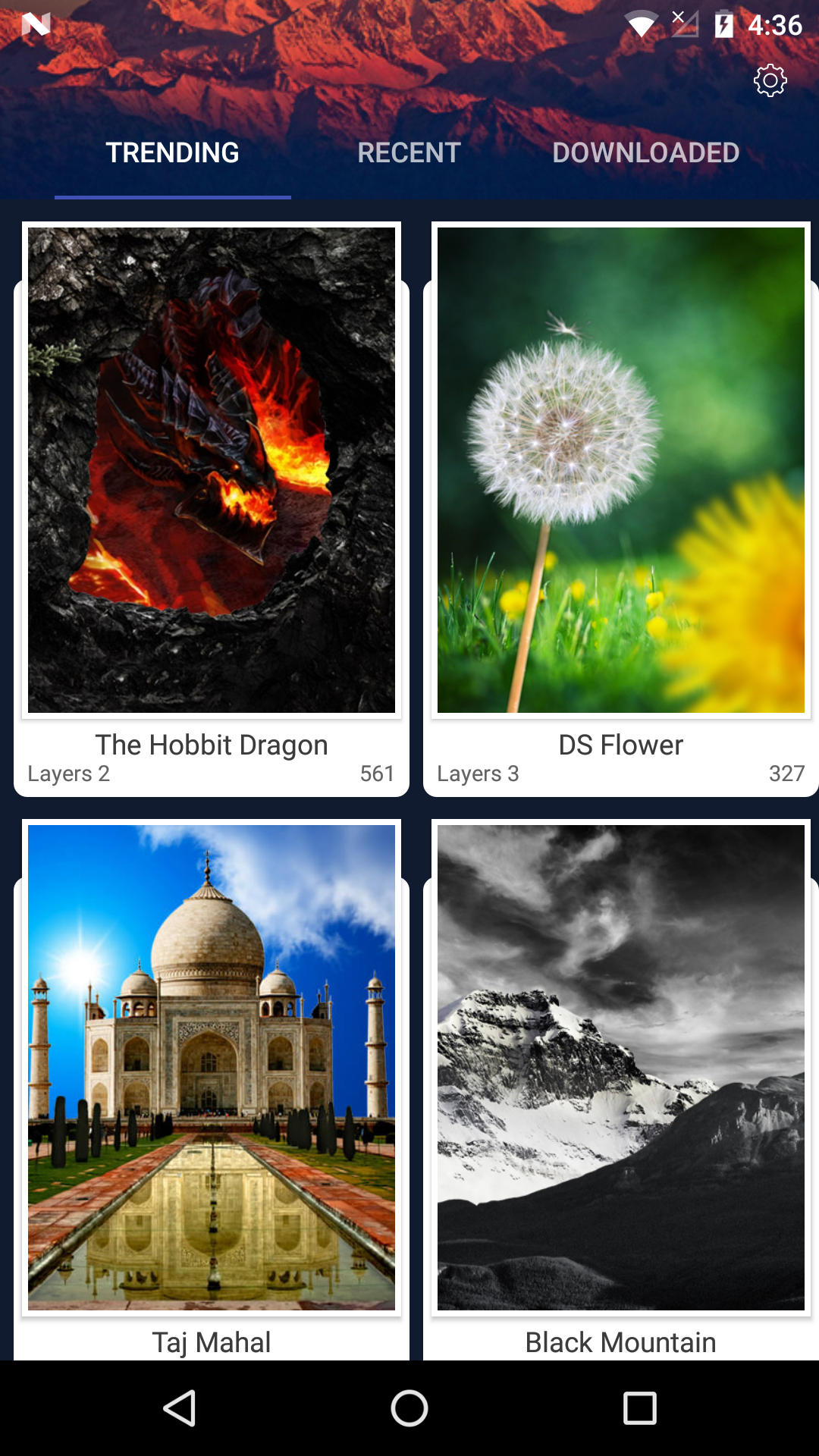 اسکرین شات 7 برنامه 3D Wallpaper Parallax