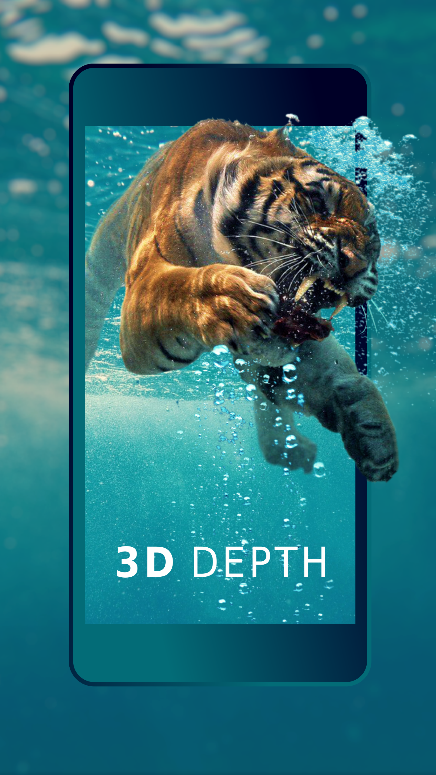 اسکرین شات 1 برنامه 3D Wallpaper Parallax