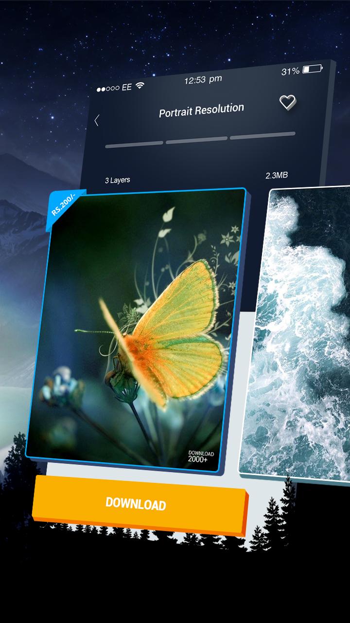 اسکرین شات 5 برنامه 3D Wallpaper Parallax