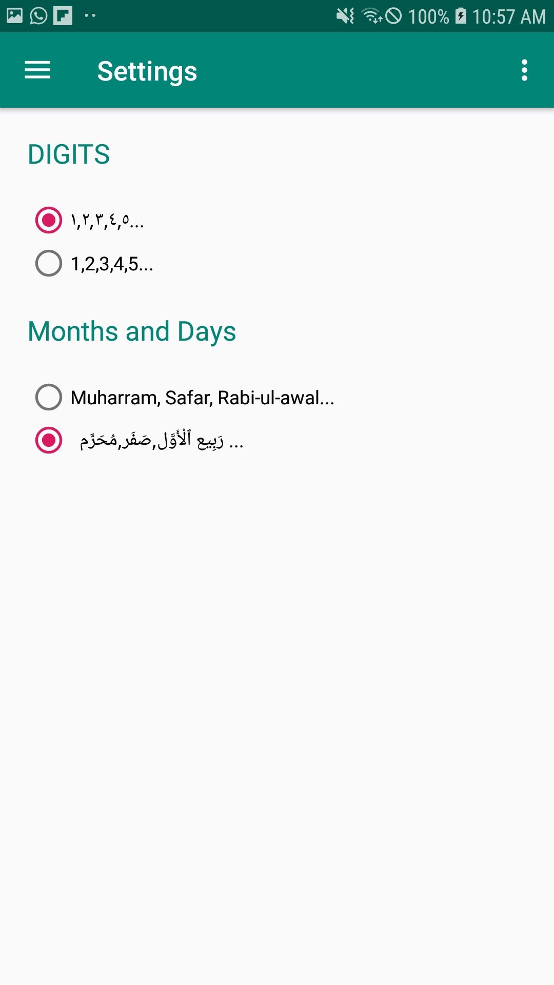 اسکرین شات 4 برنامه Islamic Hijri Calendar 2024