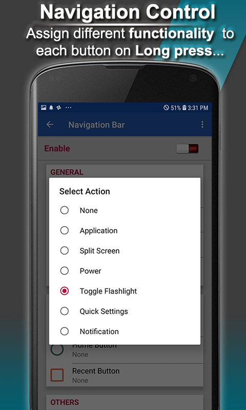 اسکرین شات 4 برنامه Navigation Bar - Back , Recent