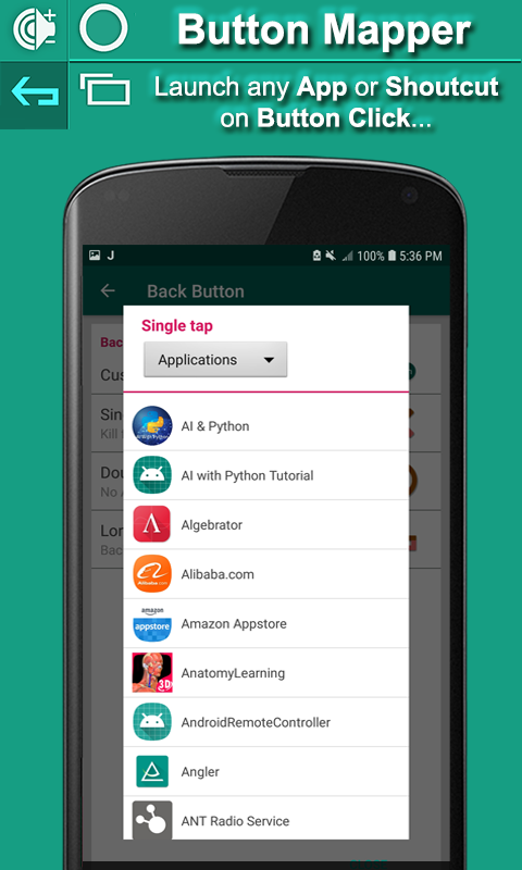 اسکرین شات 5 برنامه Button Mapper-key mapper