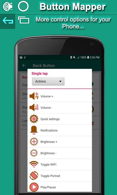 اسکرین شات 4 برنامه Button Mapper-key mapper