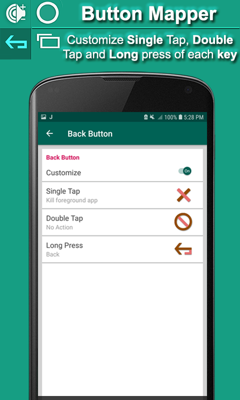 اسکرین شات 2 برنامه Button Mapper-key mapper