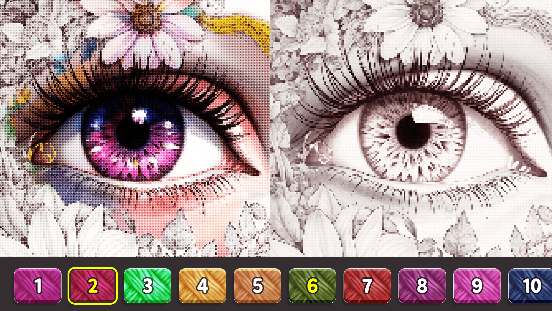 اسکرین شات 8 بازی Cross Stitch: Color by Number