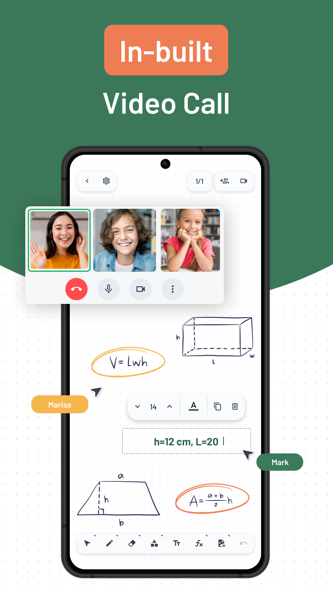 اسکرین شات برنامه LiveBoard: Online Whiteboard 1