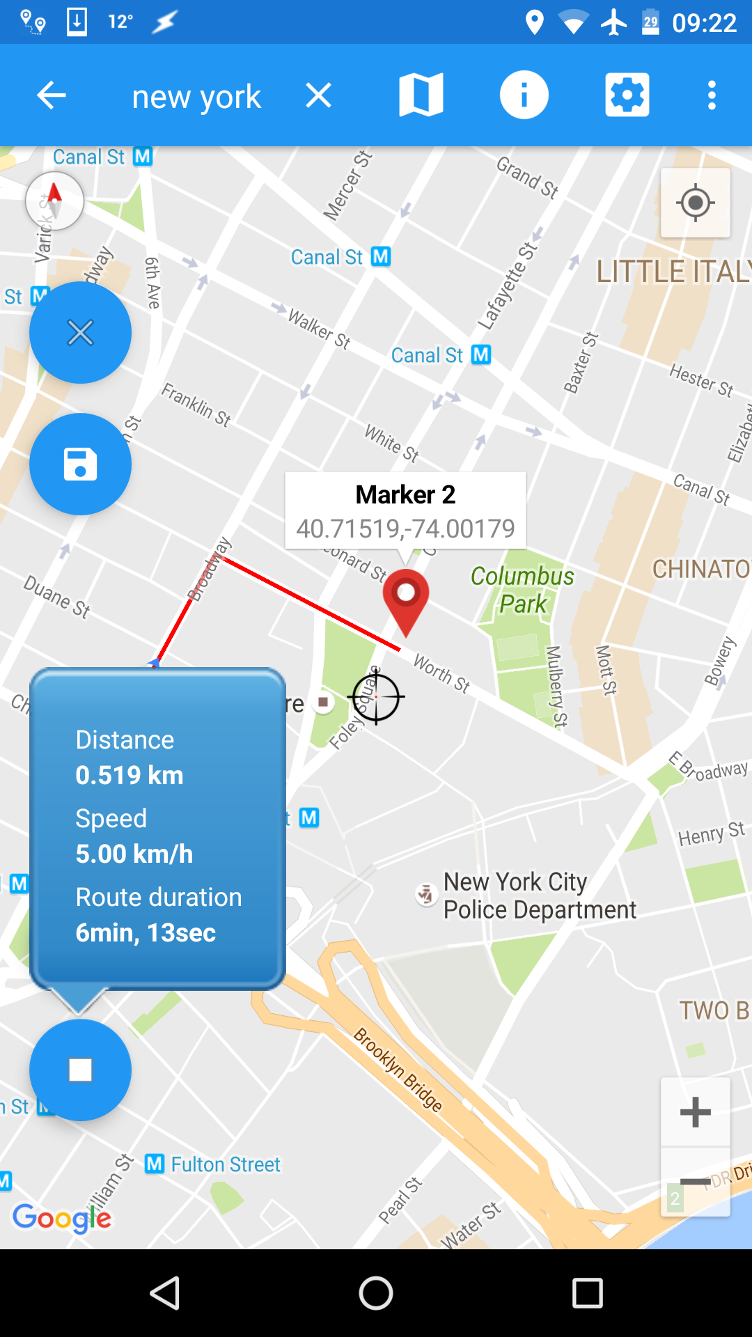 اسکرین شات 2 برنامه Fake GPS Location Spoofer