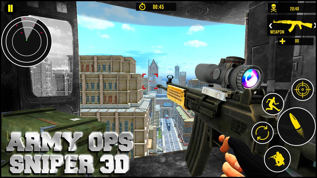 اسکرین شات 1 بازی Sniper Army Strike: Gun Games