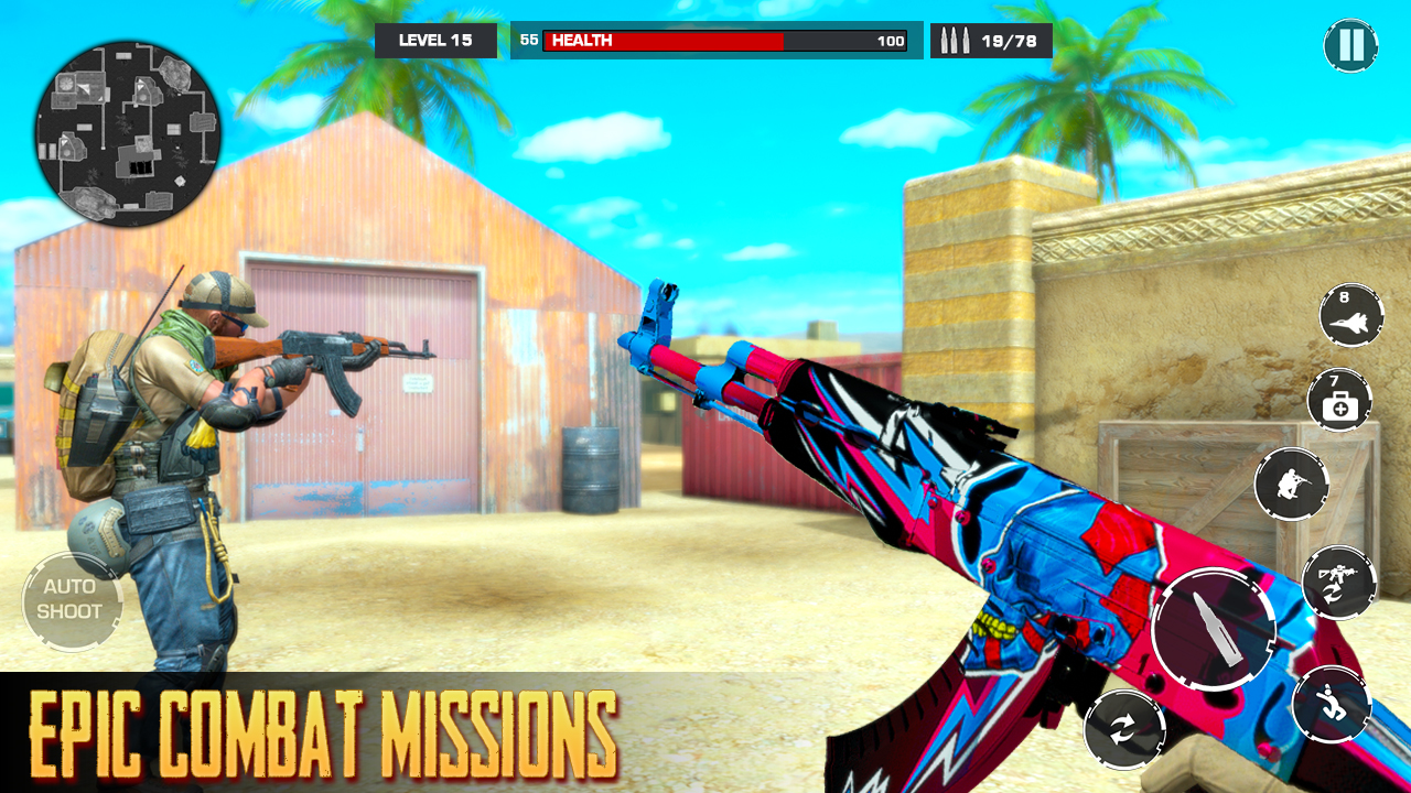 اسکرین شات 3 بازی Desert Army War Shooting Games