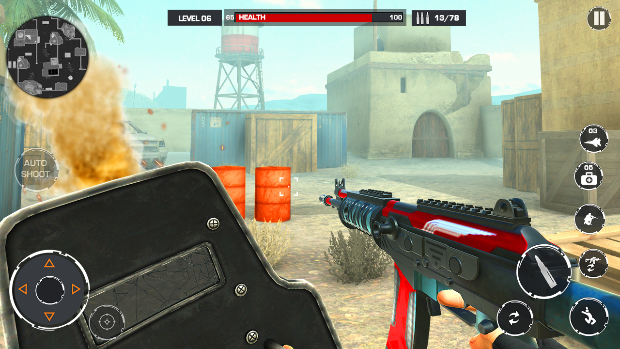 اسکرین شات 2 بازی Desert Army War Shooting Games