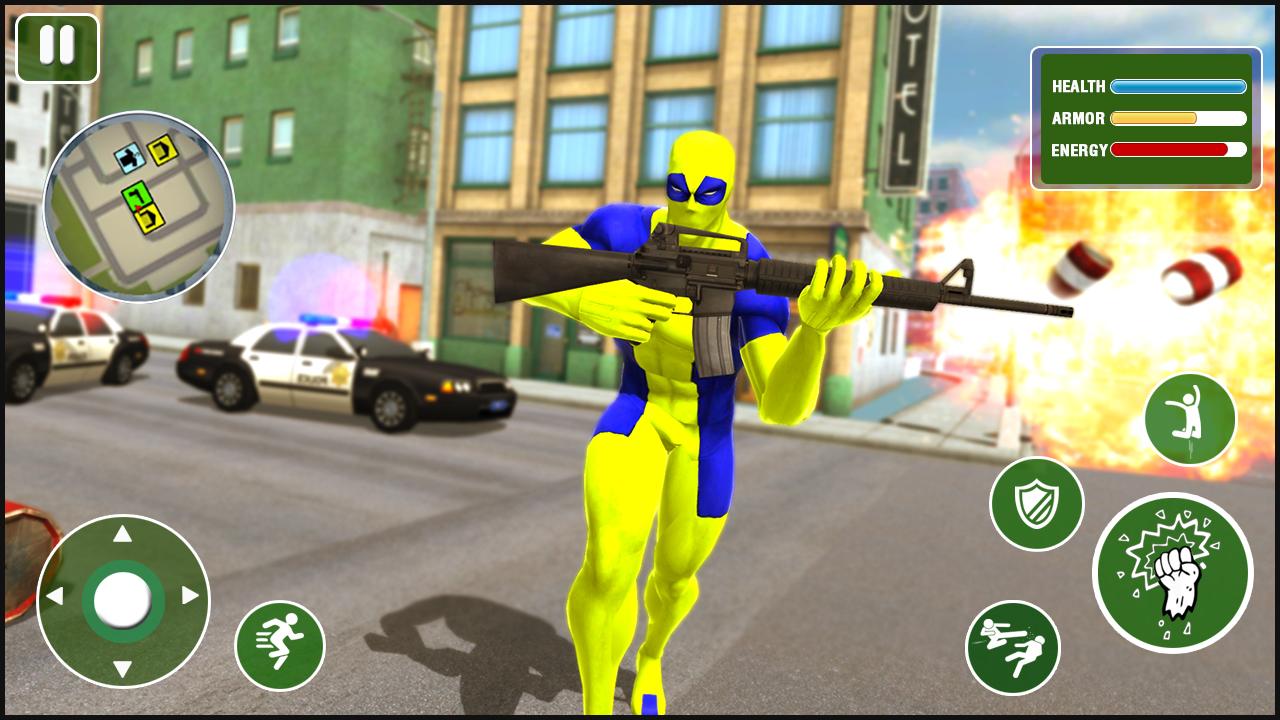 اسکرین شات 3 بازی Vegas Spider Superhero Shooter