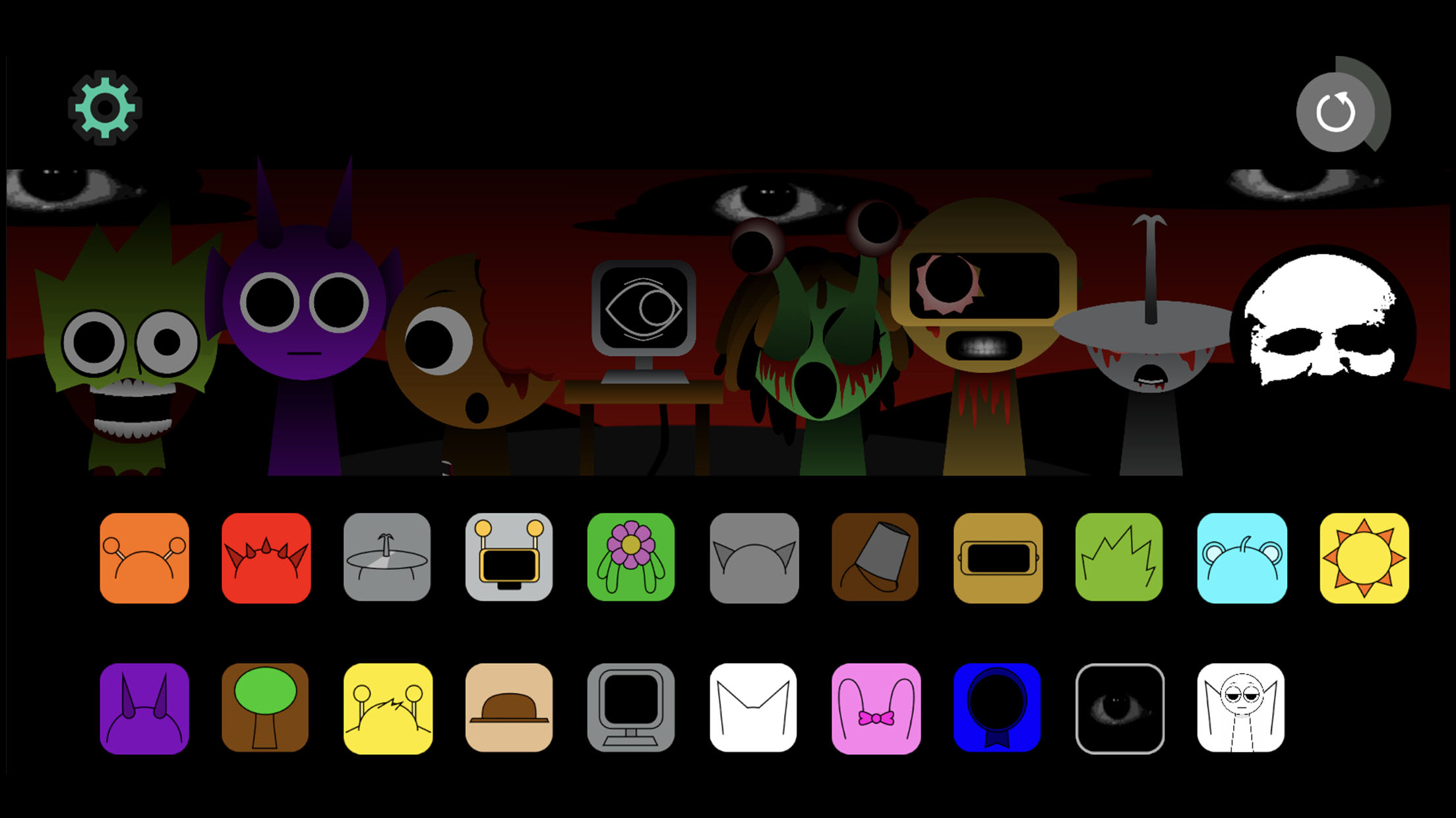 اسکرین شات 2 بازی Incredibox Sprunki Mods