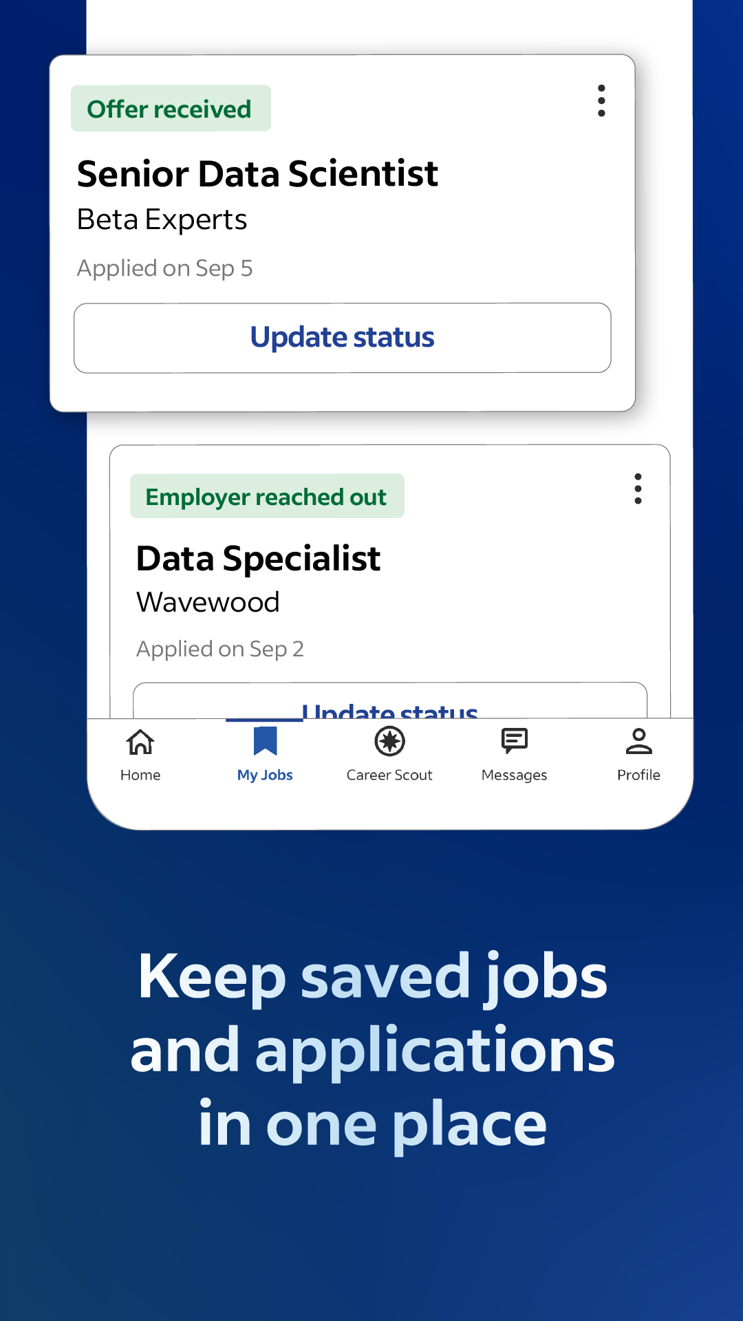 اسکرین شات 6 برنامه Indeed Job Search