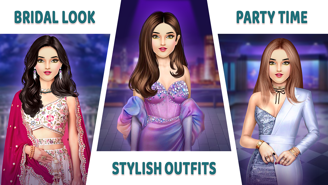 اسکرین شات 1 بازی Indian Fashion DressUp Stylist