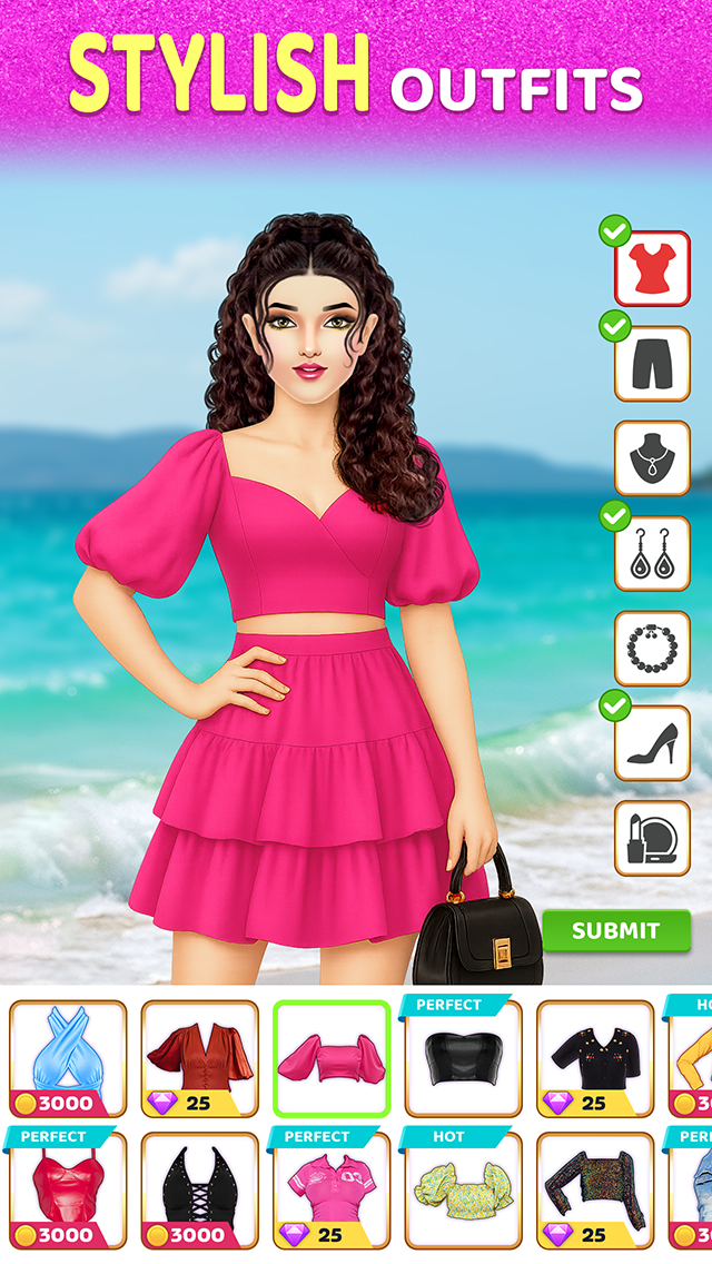اسکرین شات 4 بازی Indian Fashion DressUp Stylist