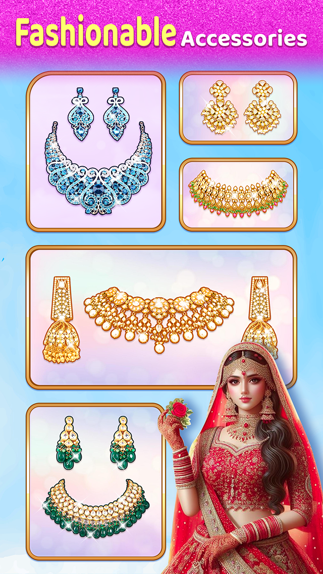 اسکرین شات 6 بازی Indian Fashion DressUp Stylist