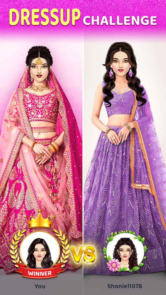 اسکرین شات 2 بازی Indian Fashion DressUp Stylist