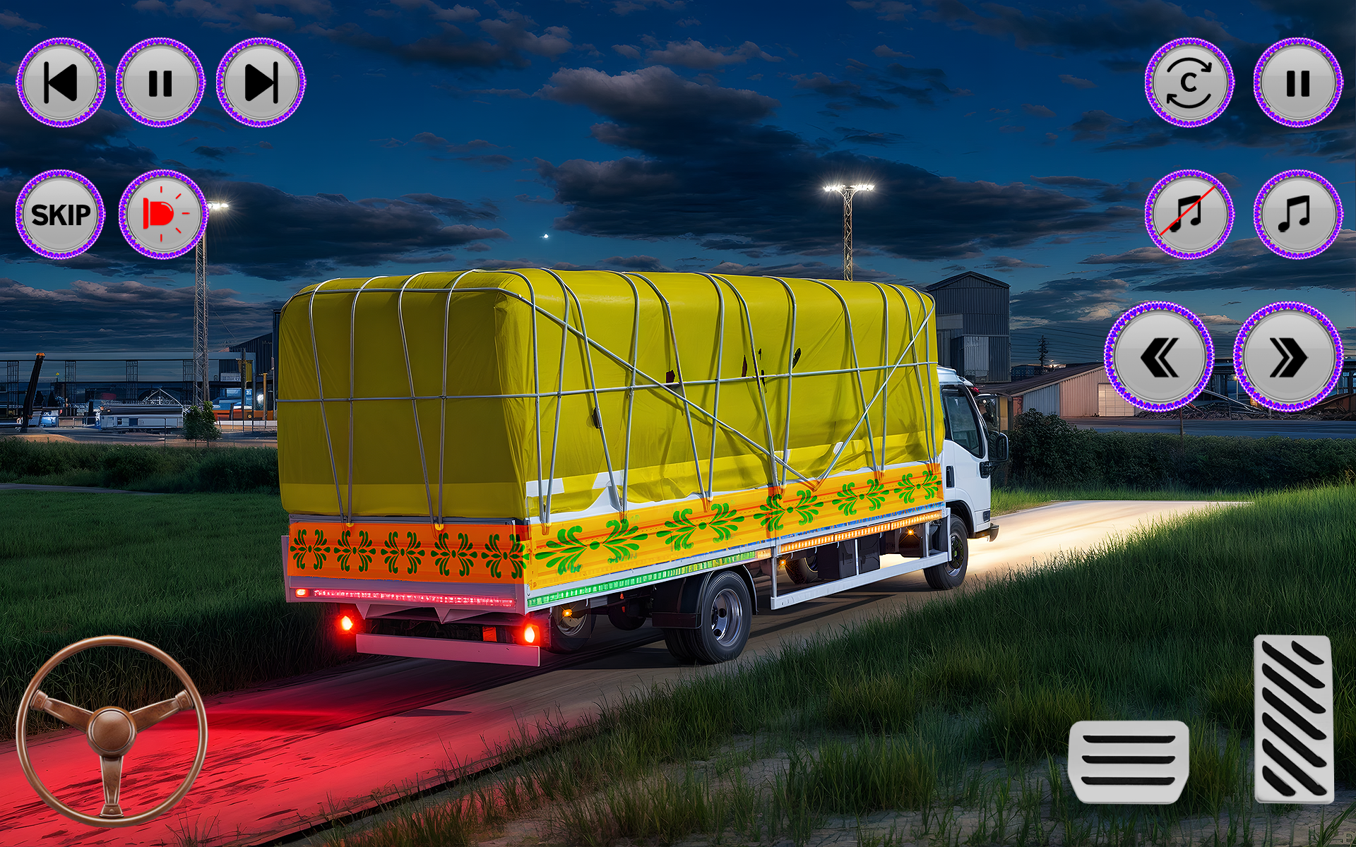 اسکرین شات 6 بازی Indian Truck Driving Game 3d