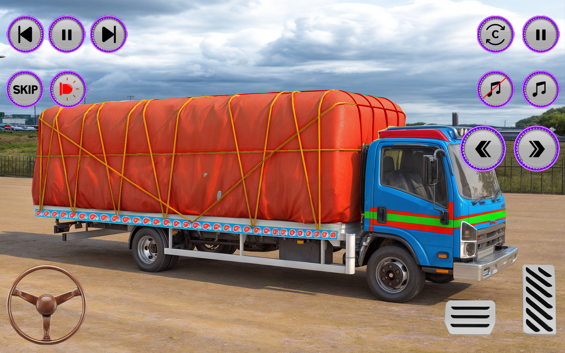 اسکرین شات 3 بازی Indian Truck Driving Game 3d