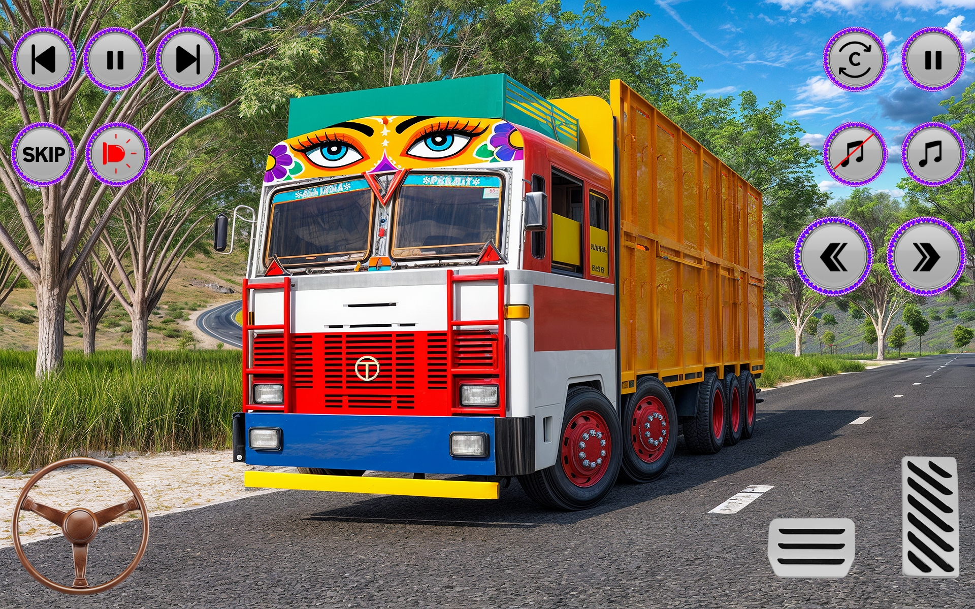 اسکرین شات 4 بازی Indian Truck Cargo Games 3D
