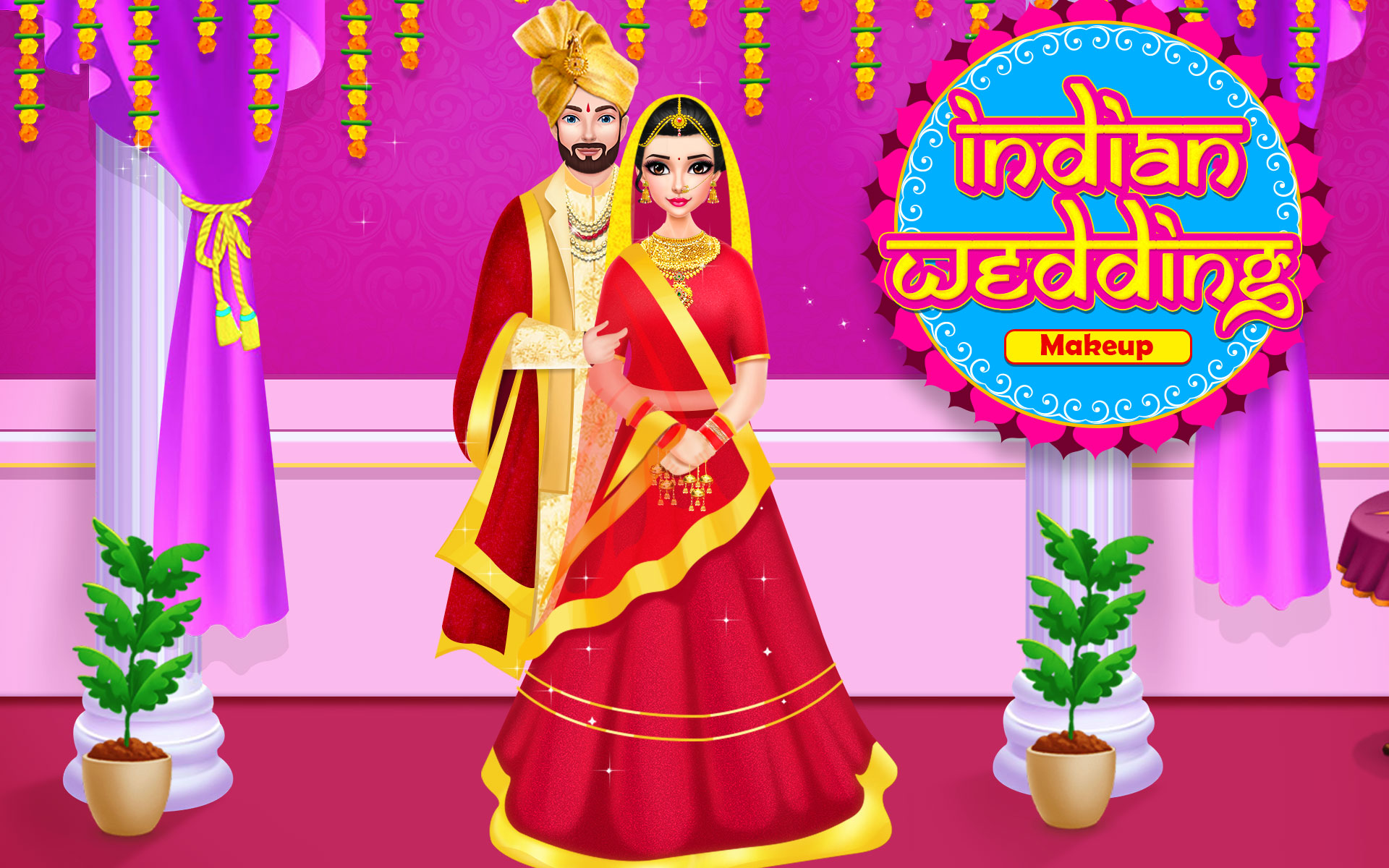 اسکرین شات 1 بازی Indian Royal Wedding Game