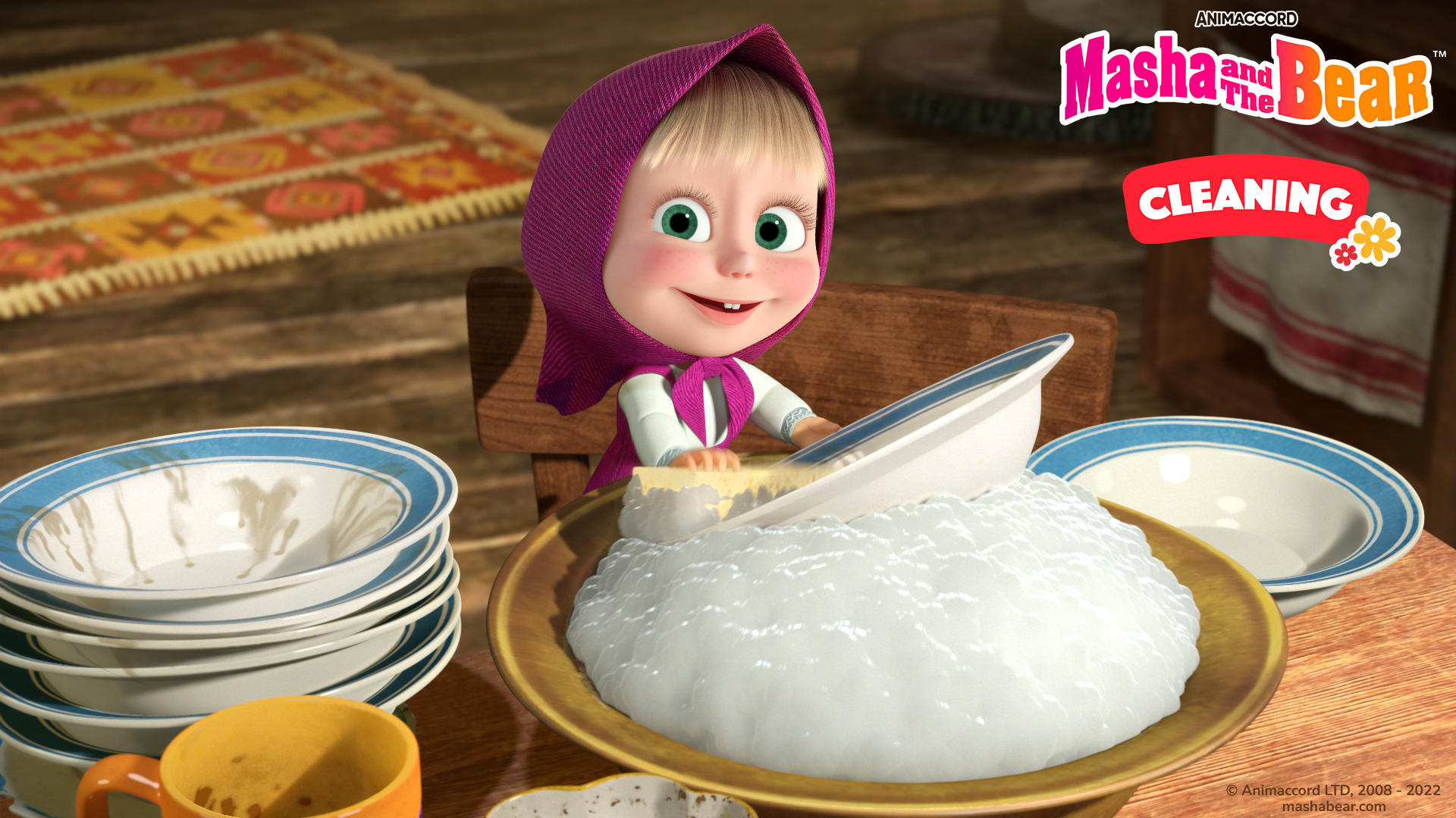 اسکرین شات 2 بازی Masha and the Bear: Cleaning